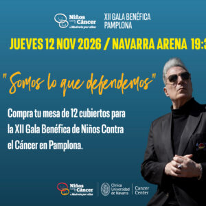 Mesa 12 comensales - XII Gala Benéfica Niños Contra el Cáncer en Pamplona